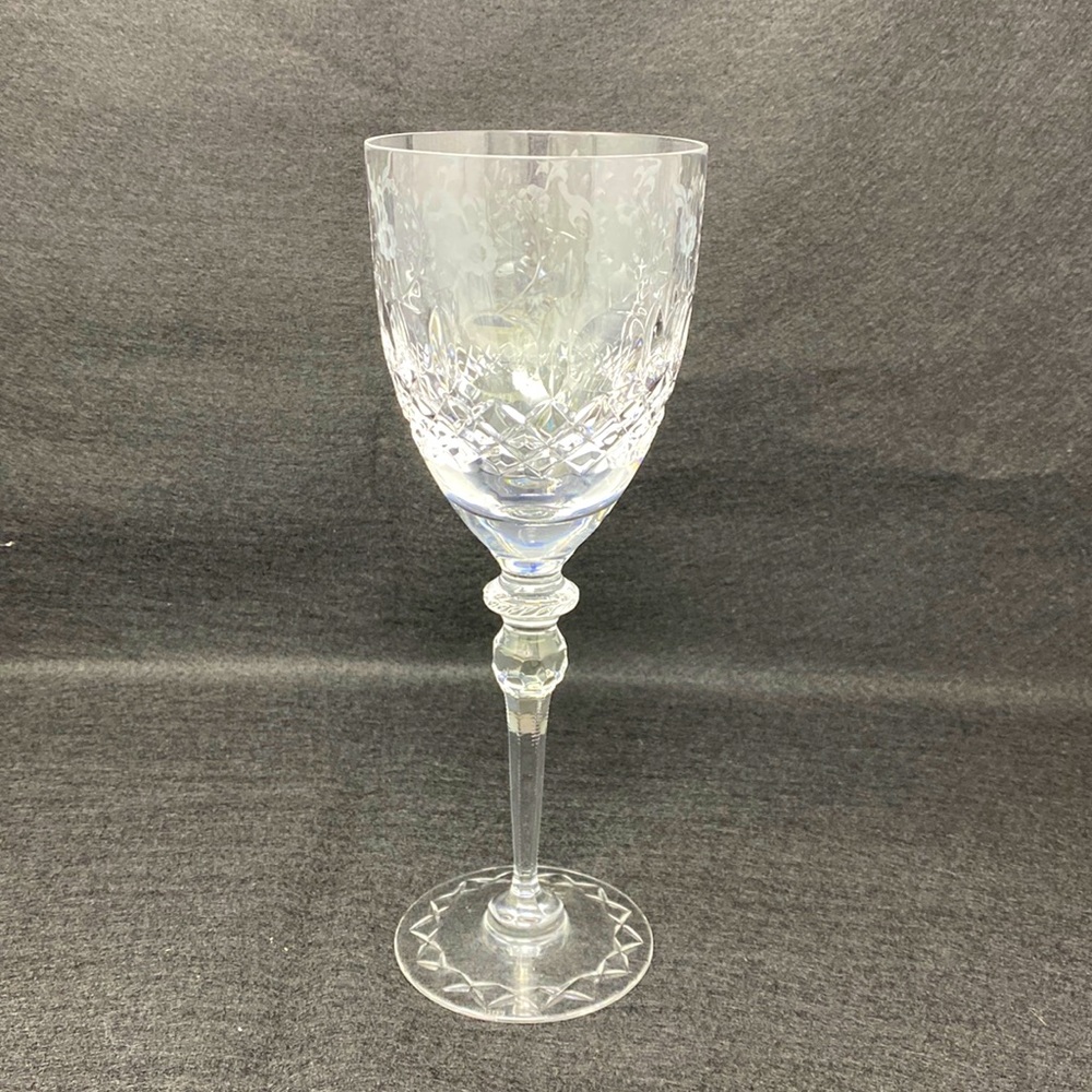 Rogaska Gallia Water / Wine Glasses Yugoslavian Cut Crystal (set of 2) - Picture 2 of 4